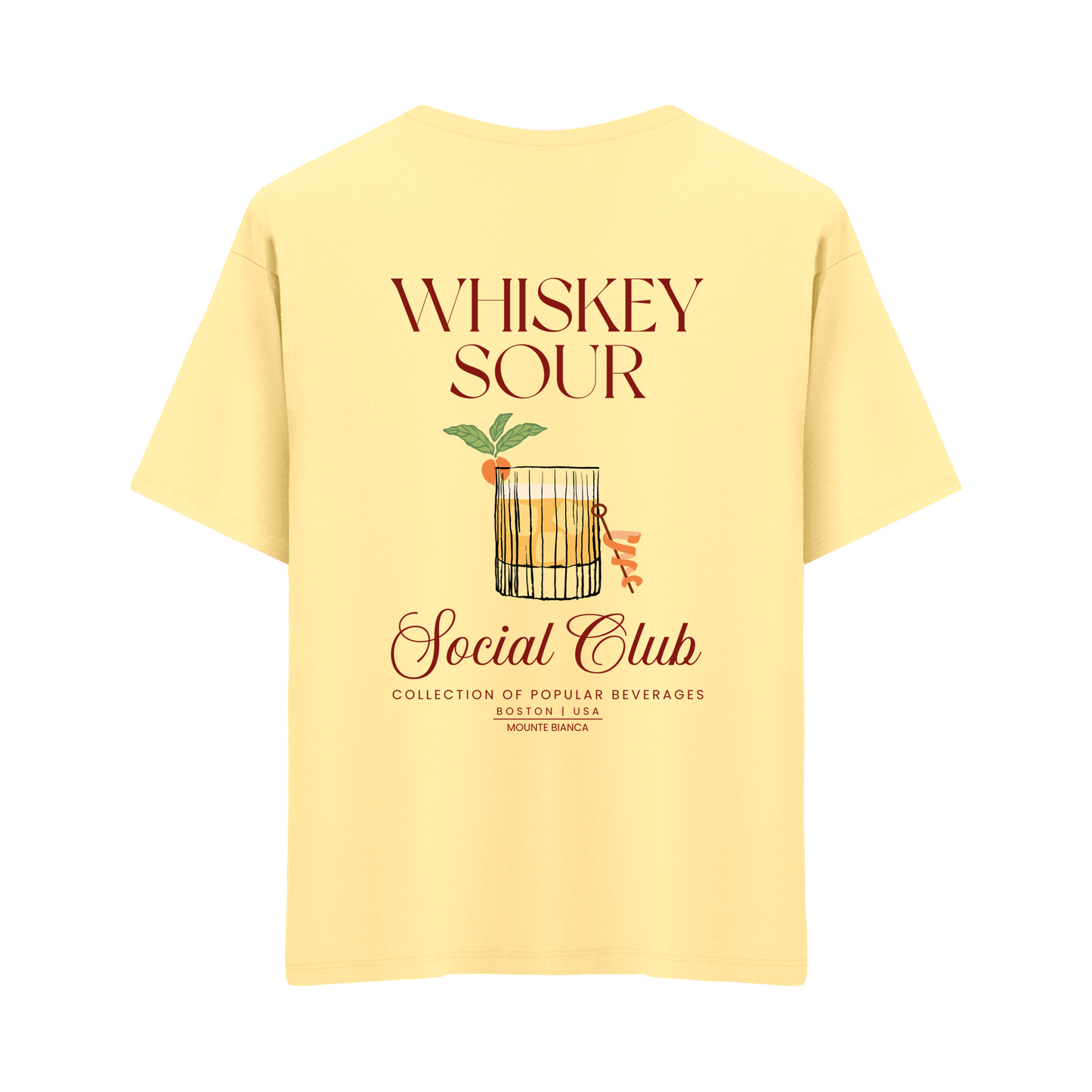 Whiskey Sour - Oversize T-shirt