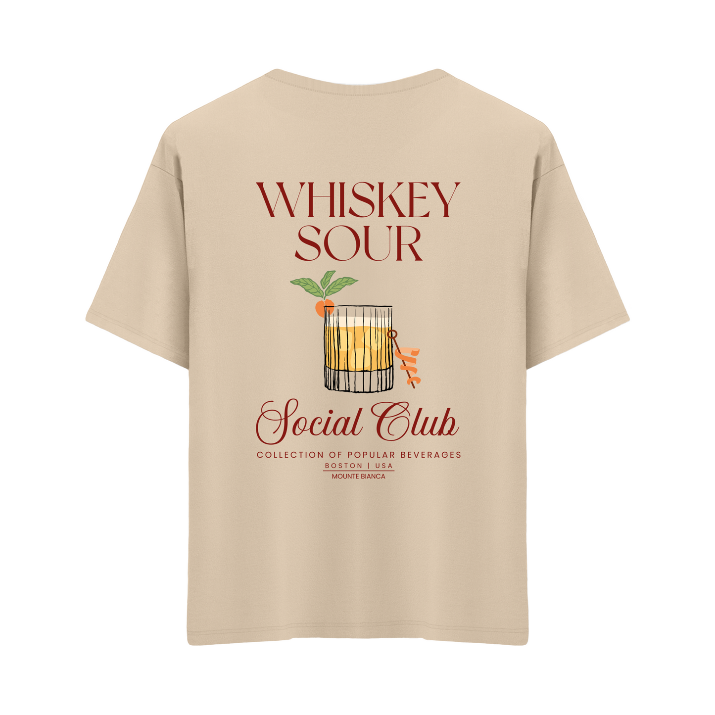 Whiskey Sour - Oversize T-shirt