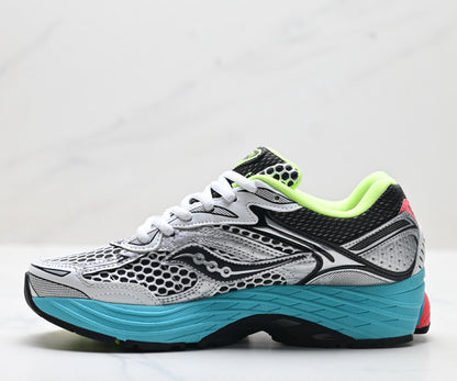 Saucony Pro Grid Omni 9 White-Blue Running Sneaker