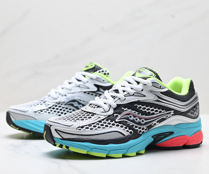 Saucony Pro Grid Omni 9 White-Blue Running Sneaker