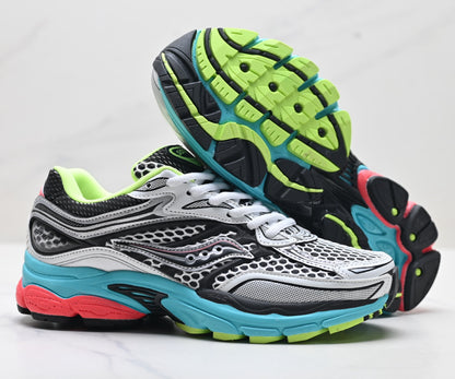 Saucony Pro Grid Omni 9 White-Blue Running Sneaker