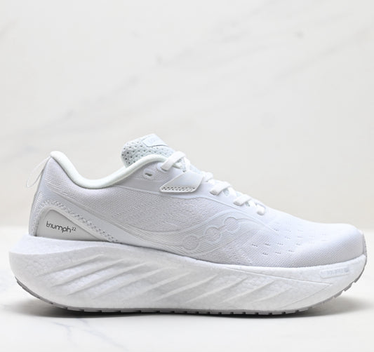 Saucony Triumph 22 White Ultralight Running Sneaker