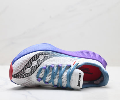 Saucony ENDORPHIN PRO4 White-Purple Running Sneaker