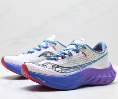 Saucony ENDORPHIN PRO4 White-Purple Running Sneaker