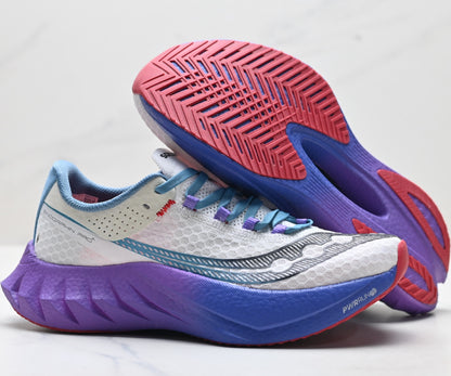 Saucony ENDORPHIN PRO4 White-Purple Running Sneaker