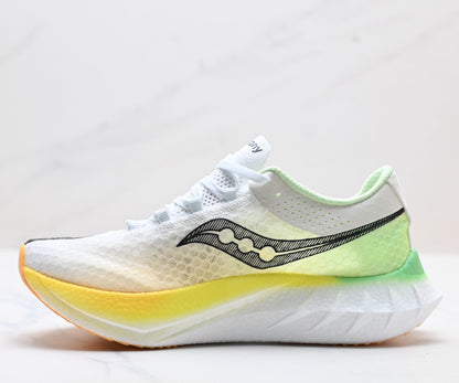 Saucony ENDORPHIN PRO4 White-Yellow Running Sneaker