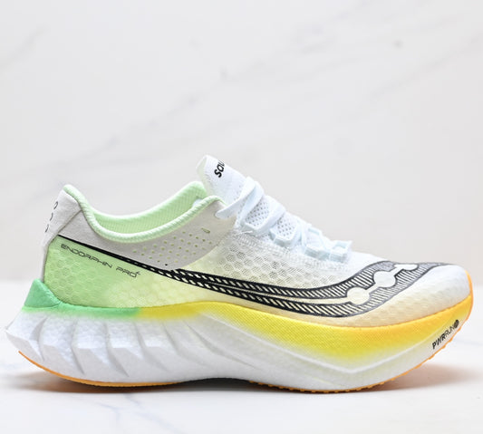 Saucony ENDORPHIN PRO4 White-Yellow Running Sneaker
