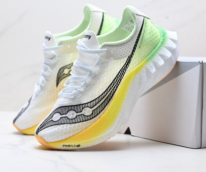 Saucony ENDORPHIN PRO4 White-Yellow Running Sneaker