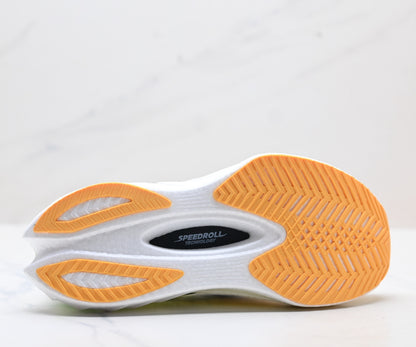 Saucony ENDORPHIN PRO4 White-Yellow Running Sneaker