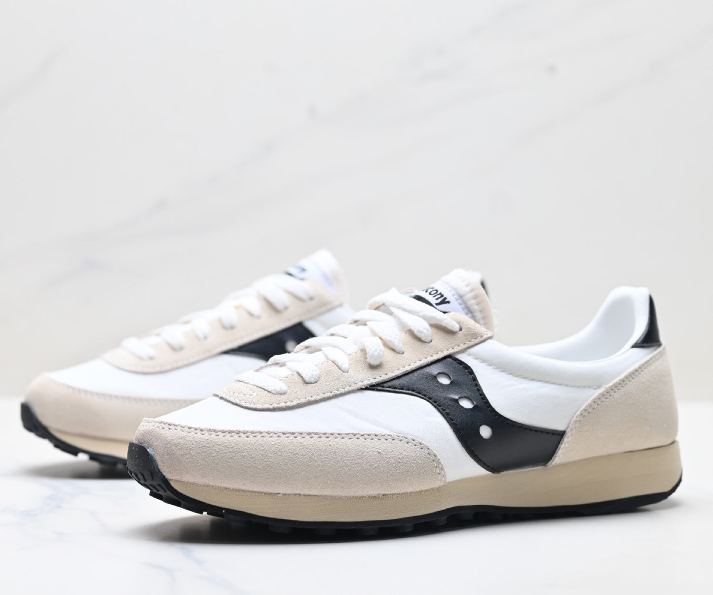 Saucony Trainer 80 White-Black