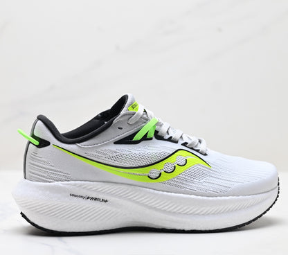 Saucony Triumph 21 Gray Ultralight Running Sneaker