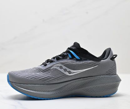 Saucony Triumph 21 Gray Ultralight Running Sneaker