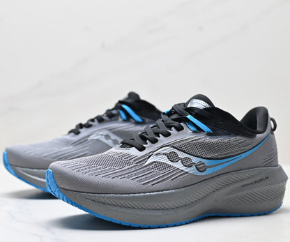 Saucony Triumph 21 Gray Ultralight Running Sneaker