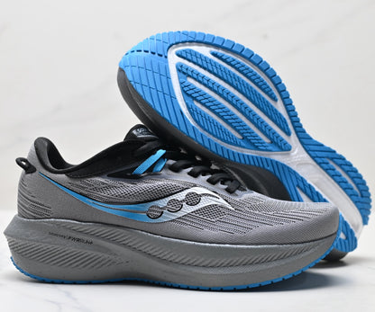 Saucony Triumph 21 Gray Ultralight Running Sneaker