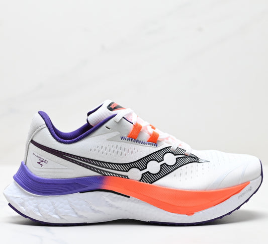 Saucony SPEED 4 White-Purple Running Sneaker