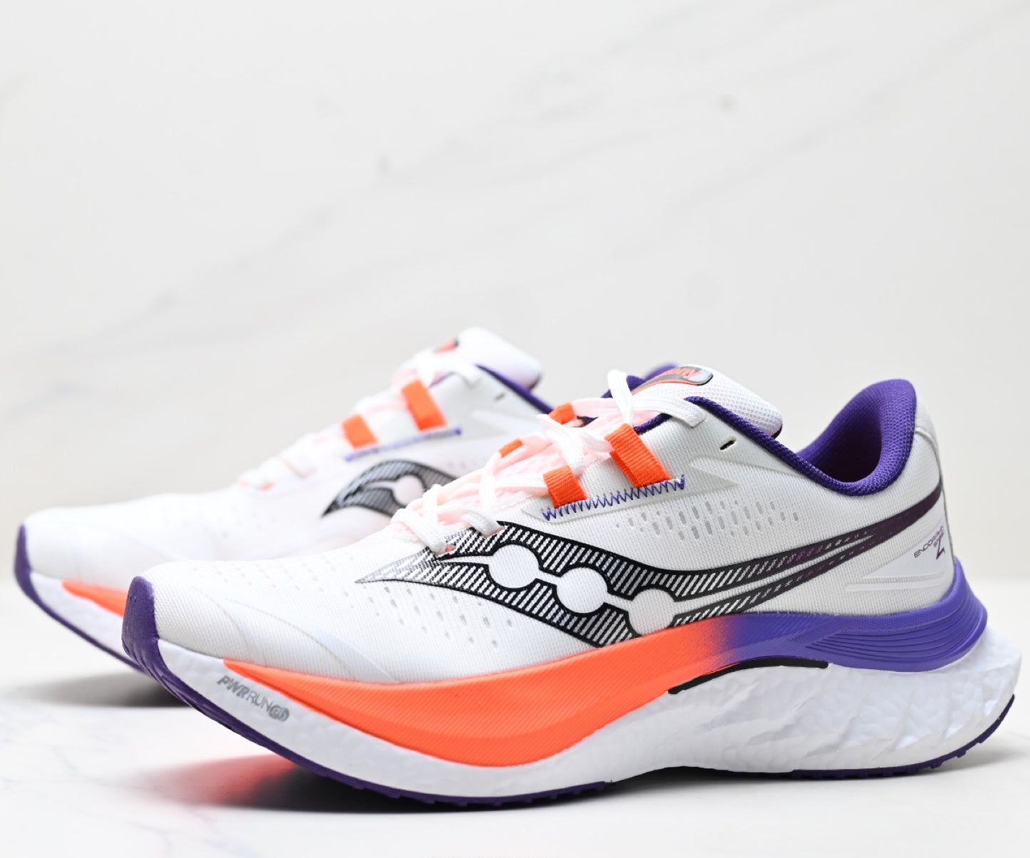 Saucony SPEED 4 White-Purple Running Sneaker
