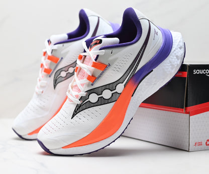 Saucony SPEED 4 White-Purple Running Sneaker