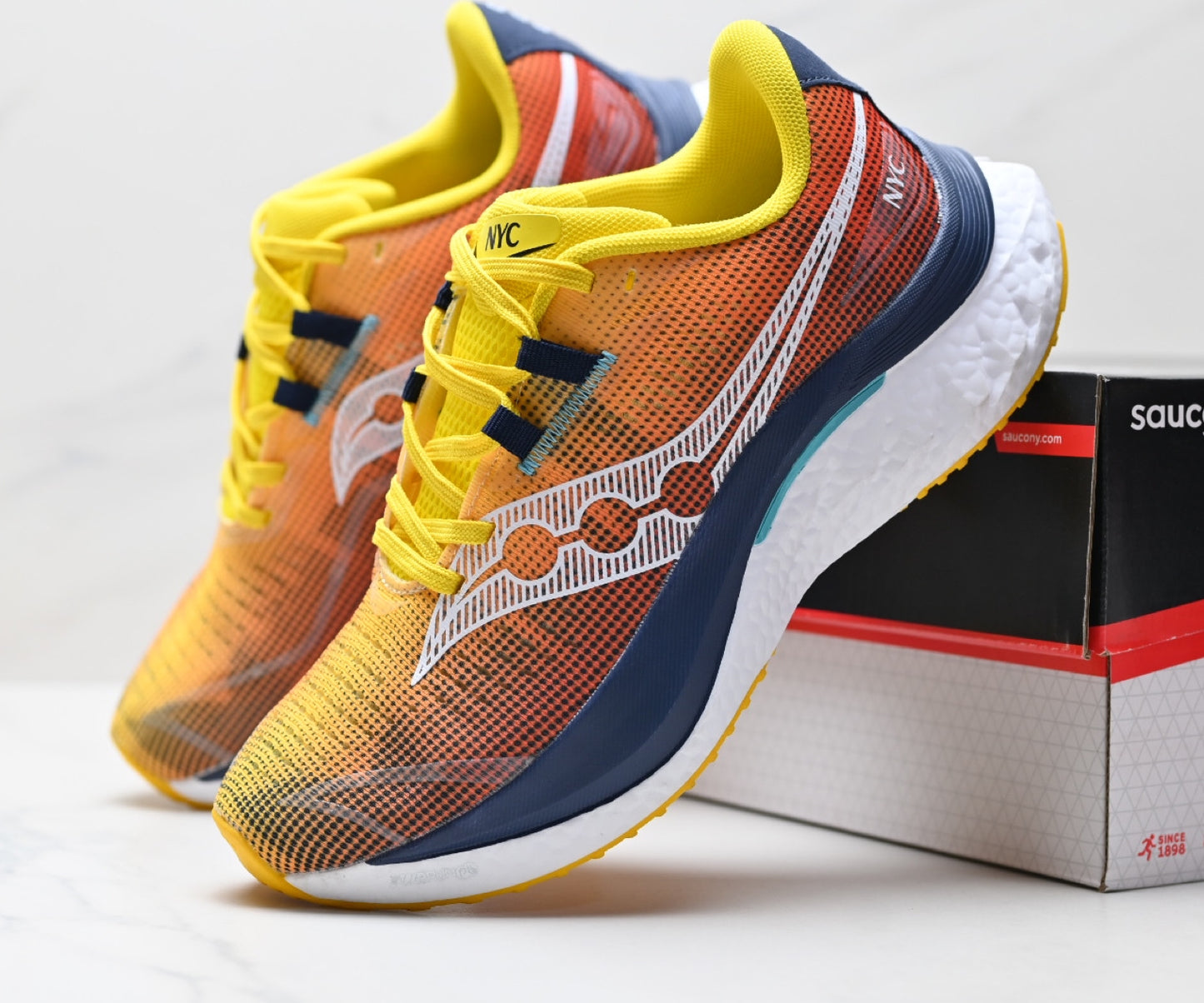 Saucony SPEED 4 Yellow Running Sneaker