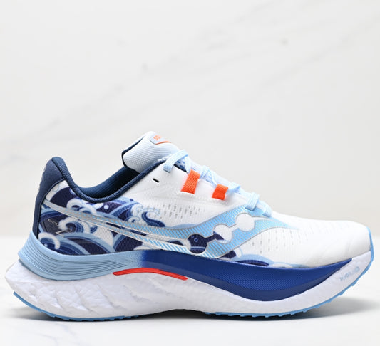 Saucony SPEED 4 White-Blue Running Sneaker