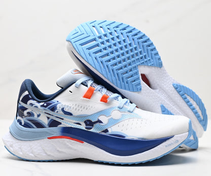 Saucony SPEED 4 White-Blue Running Sneaker