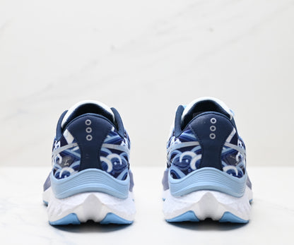 Saucony SPEED 4 White-Blue Running Sneaker
