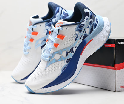 Saucony SPEED 4 White-Blue Running Sneaker